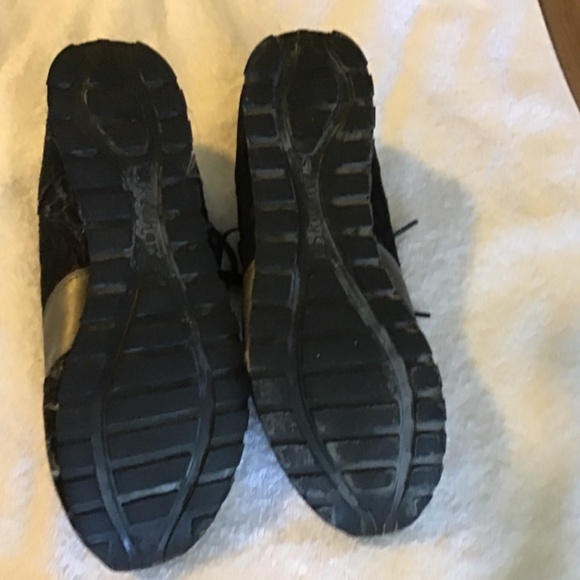 Skechers black, glittery athletic shoes size 9 - Picture 2 of 4